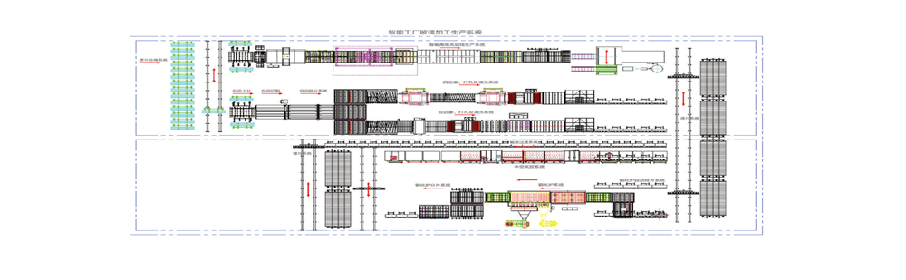 半自動(dòng)夾層玻璃生產(chǎn)線結(jié)構(gòu)圖